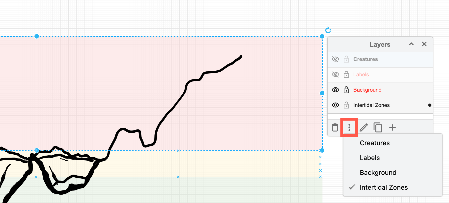 Layers in draw.io make it easier to assemble an infographic