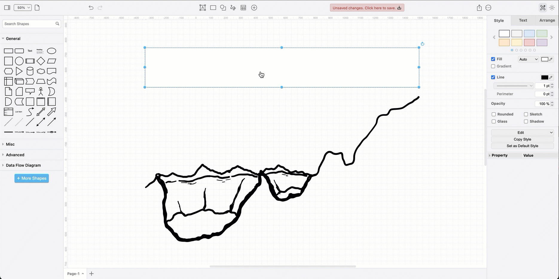 Hold Alt as you drop a shape on an existing group of shapes in draw.io to overlay them and not add the new shape to the group